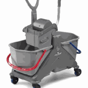 ΟΝΕ-FRED με γκρι κάδους, πρέσσα, μπλε & κόκκινο χερούλι