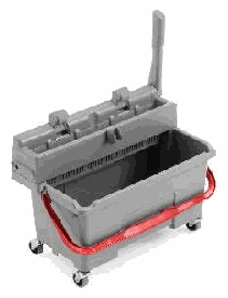 Πλαστικός κάδος DUO FACE 25 Ltrs με ρόδες+πρέσα