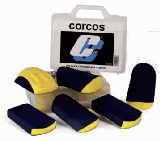 Σετ με τάκο και αντάπτορες Velcro με κούρμπα. Παραδίδεται σε