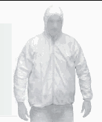 Μπουφάν Tyvek, ελαστικό , με κουκούλα και φερμουάρ